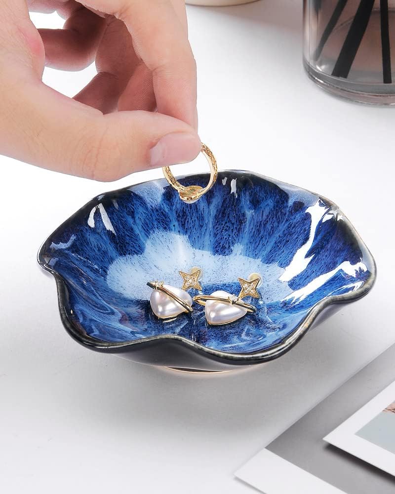 Lotus Leaf Shape Decorative Ring Tray