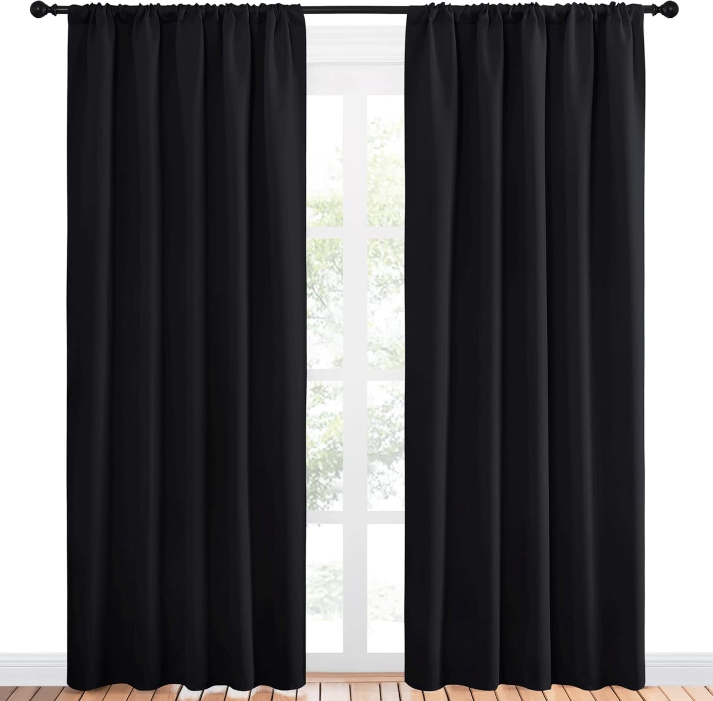 Halloween Black Out Window Curtains