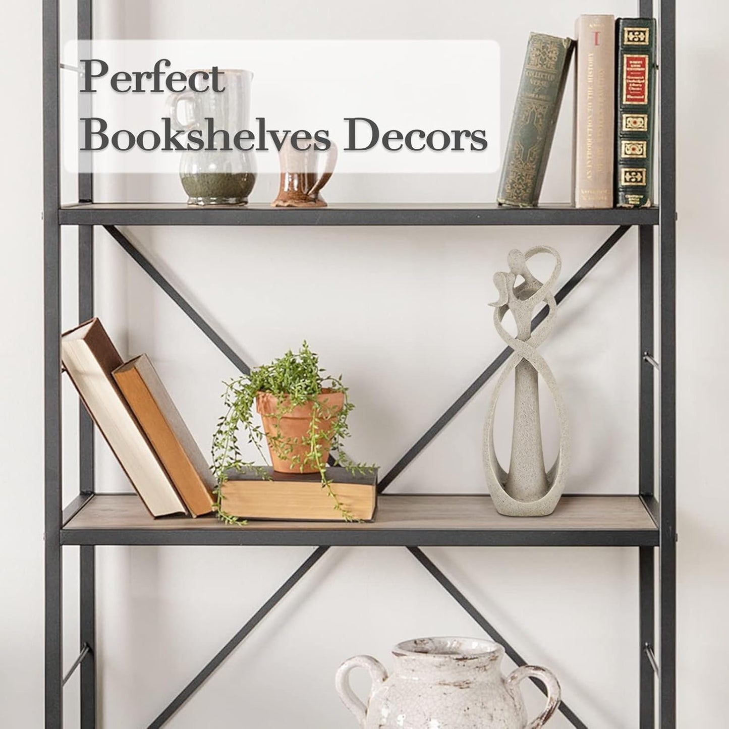 Kissing Lovers Statue Abstract Sculpture