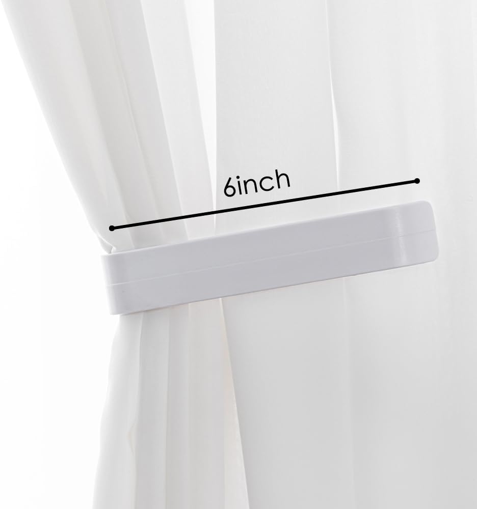 Black Self-Adhesive Curtain Holdbacks