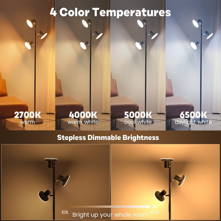 Modern Dimmable LED Floor Lamp