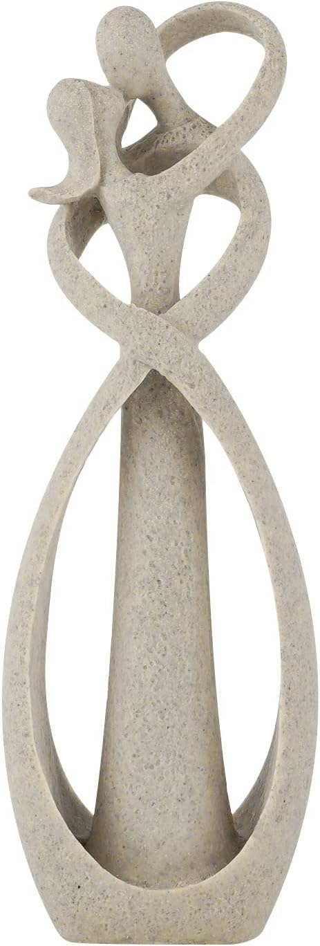 Kissing Lovers Statue Abstract Sculpture