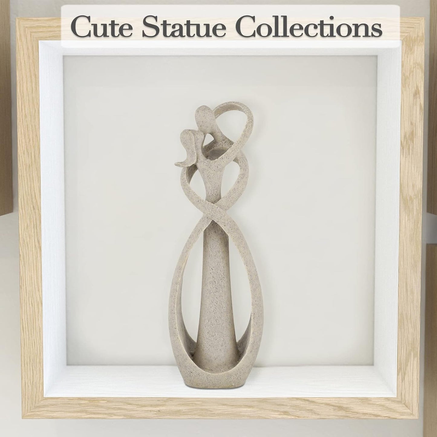 Kissing Lovers Statue Abstract Sculpture