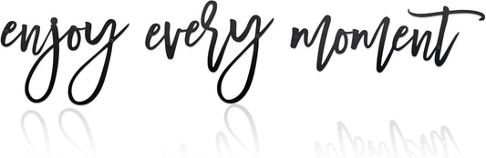 Enjoy Every Moment Metal Wall Decor