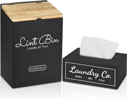 Magnetic Lint Bin & Dryer Sheet Holder