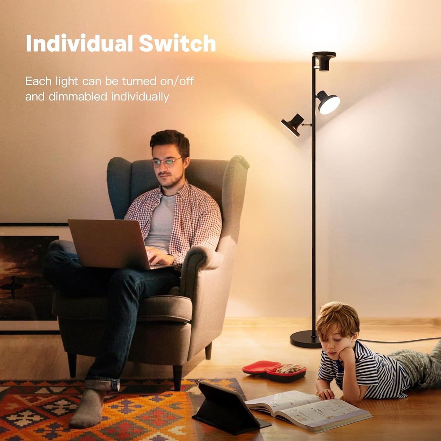 Modern Dimmable LED Floor Lamp