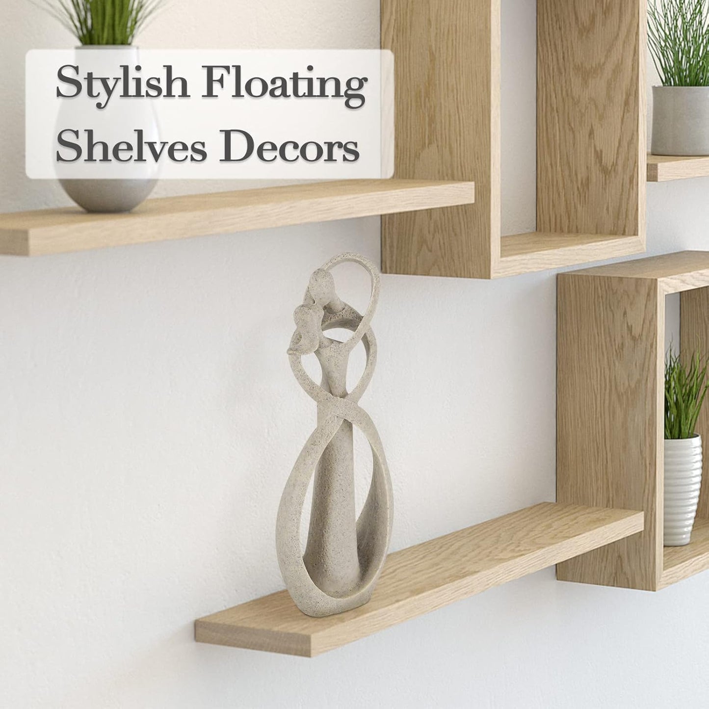 Kissing Lovers Statue Abstract Sculpture