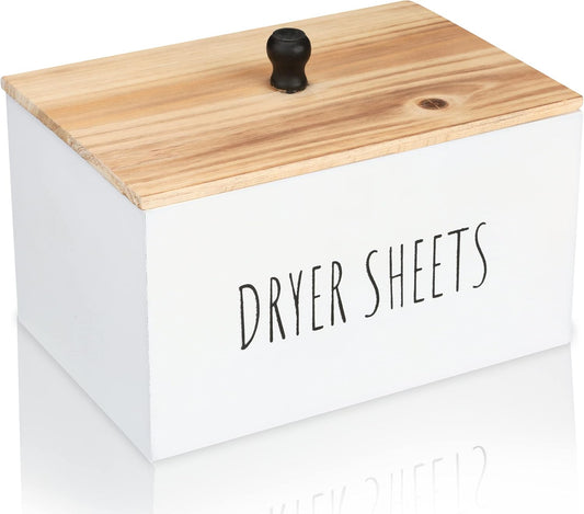 Wooden Dryer Sheet Holder