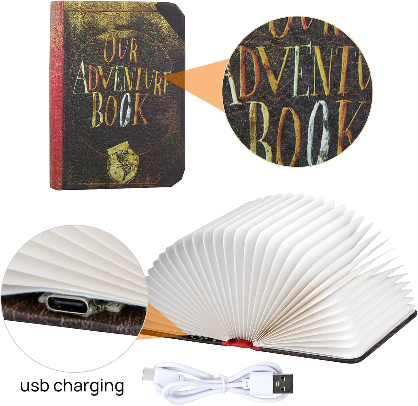 Mini 3D Folding Book Light