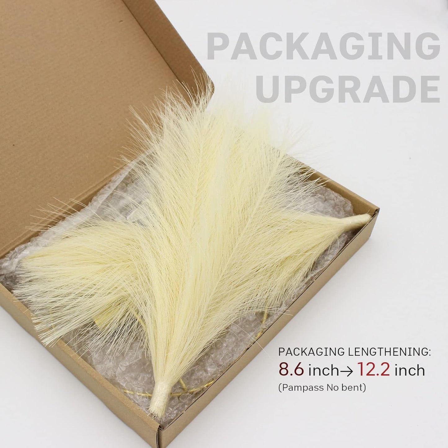 Hanging Artificial Pampas Display