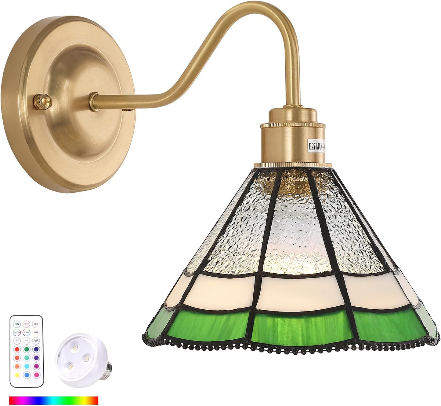 Vintage Blue Wall Sconce