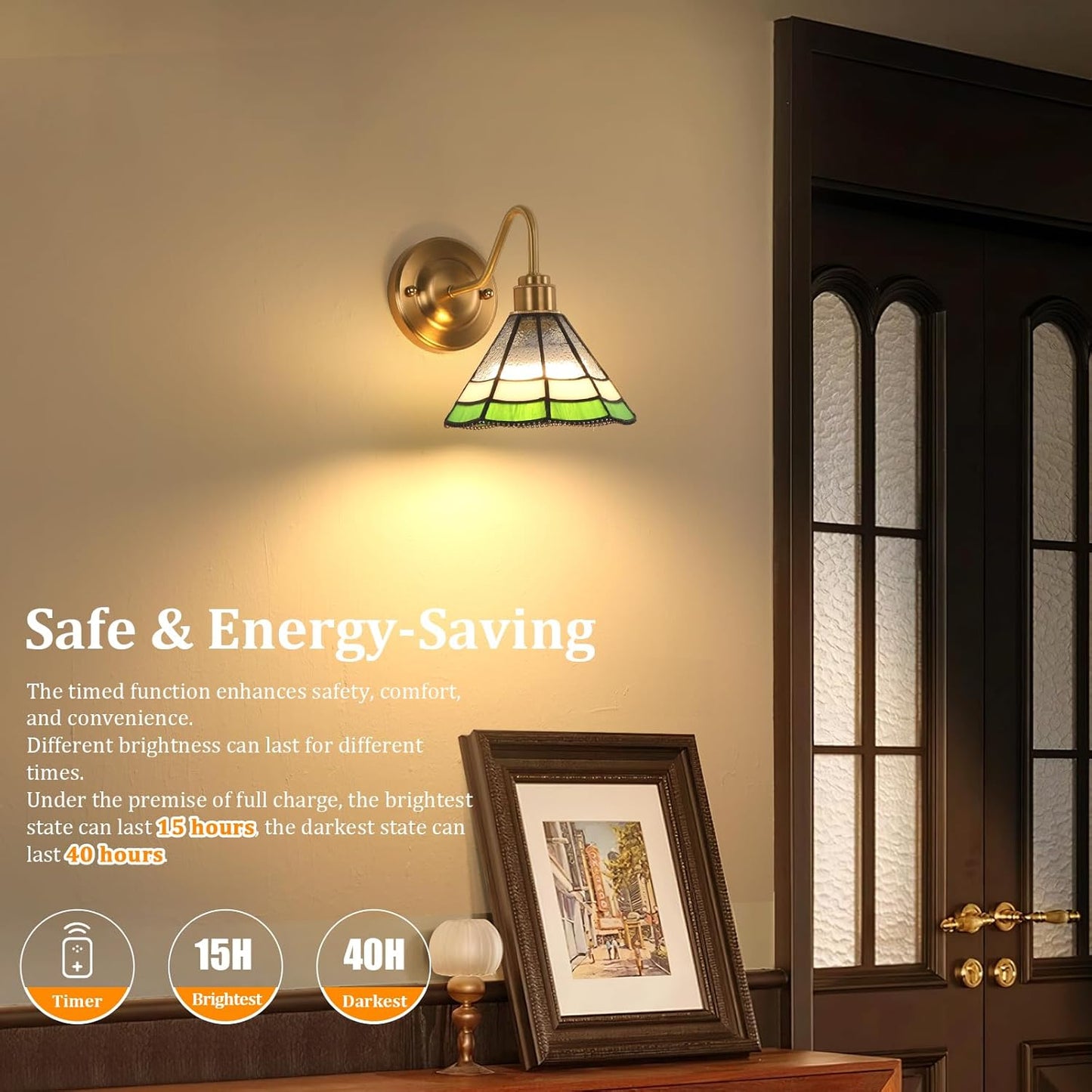 Vintage Blue Wall Sconce