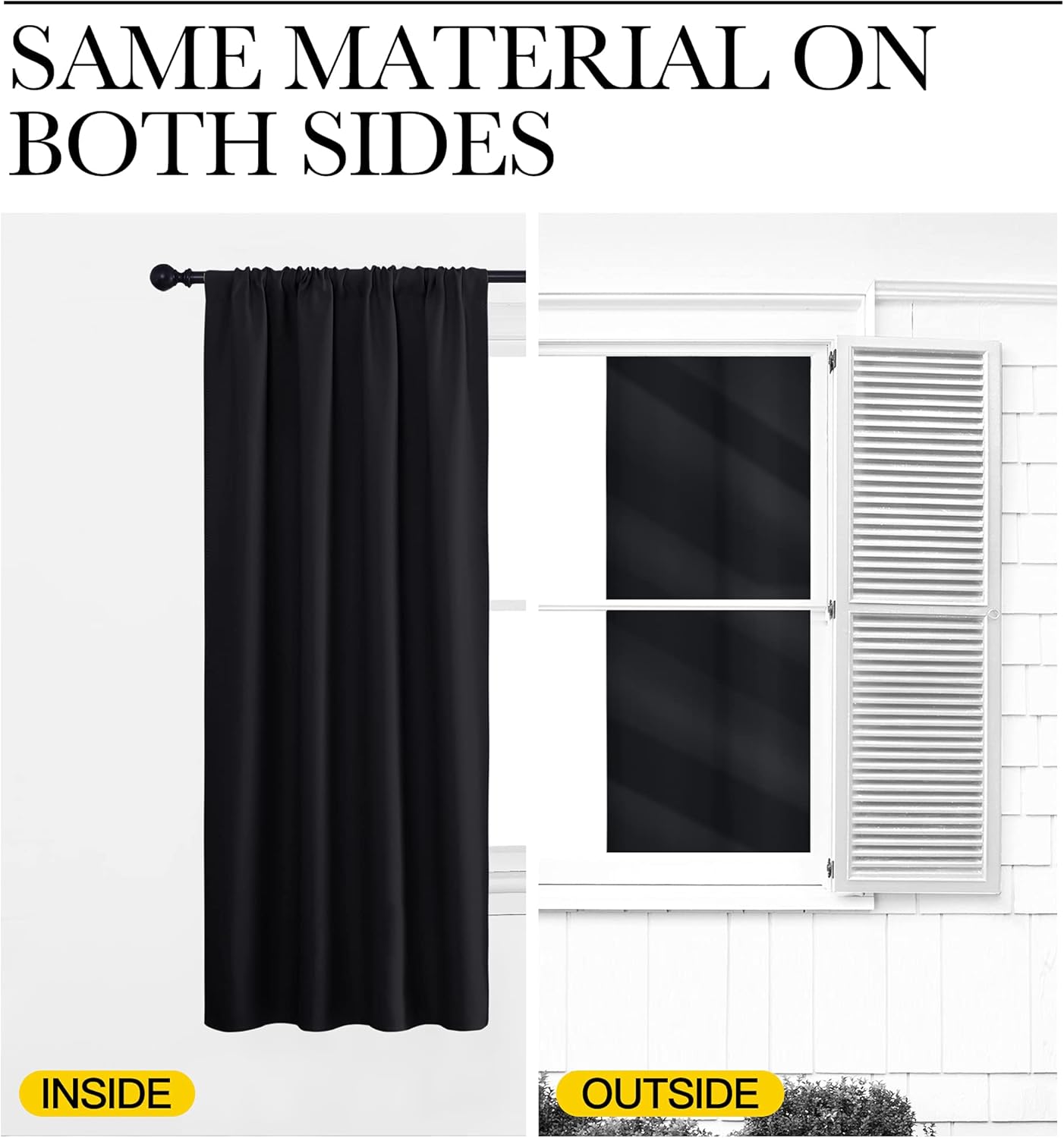 Halloween Black Out Window Curtains