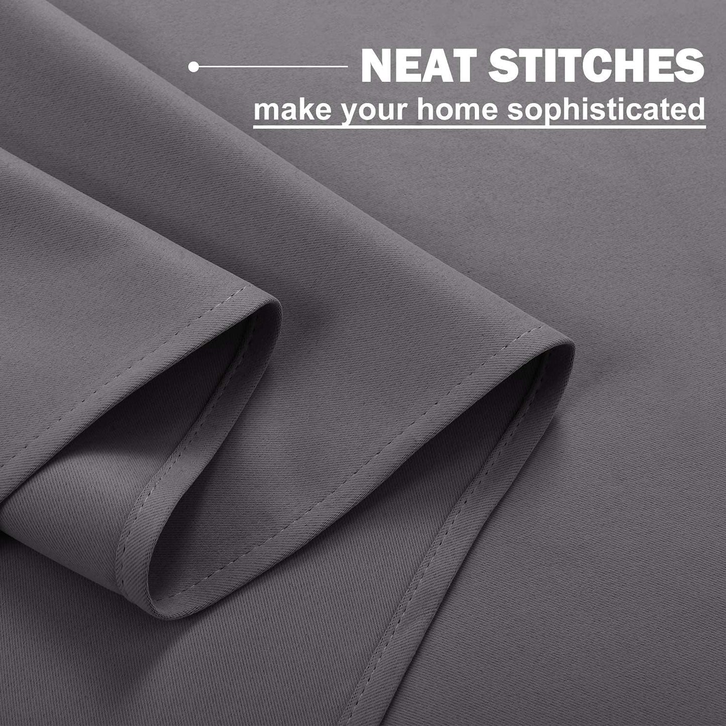 Thermal Insulated Blackout Grommet Curtains