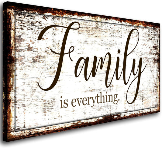 Family is Everything Wall Decor