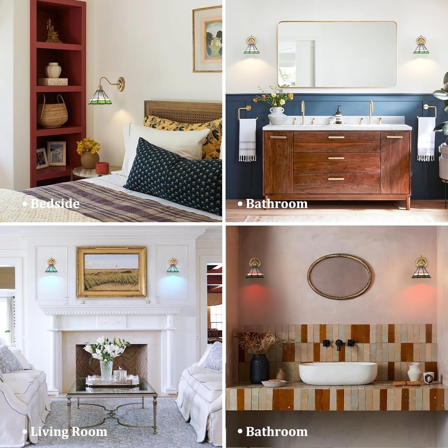 Vintage Blue Wall Sconce