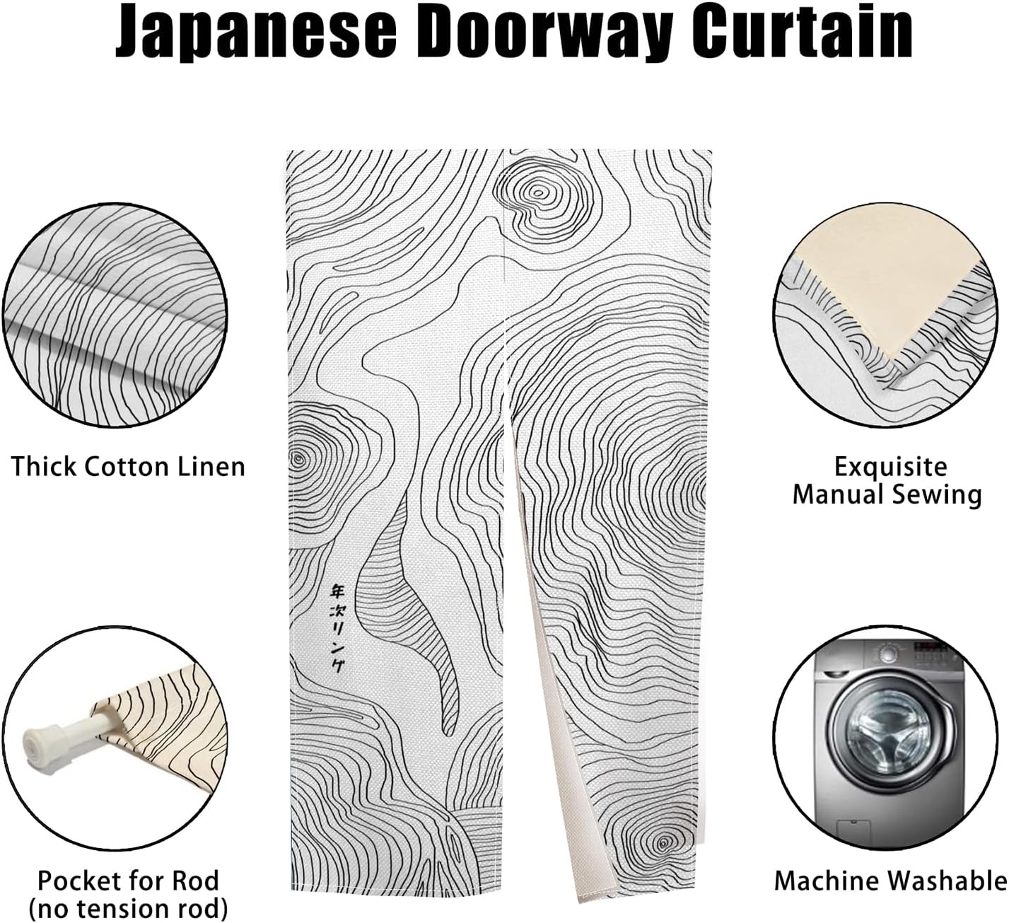 Japanese Noren Door Curtain
