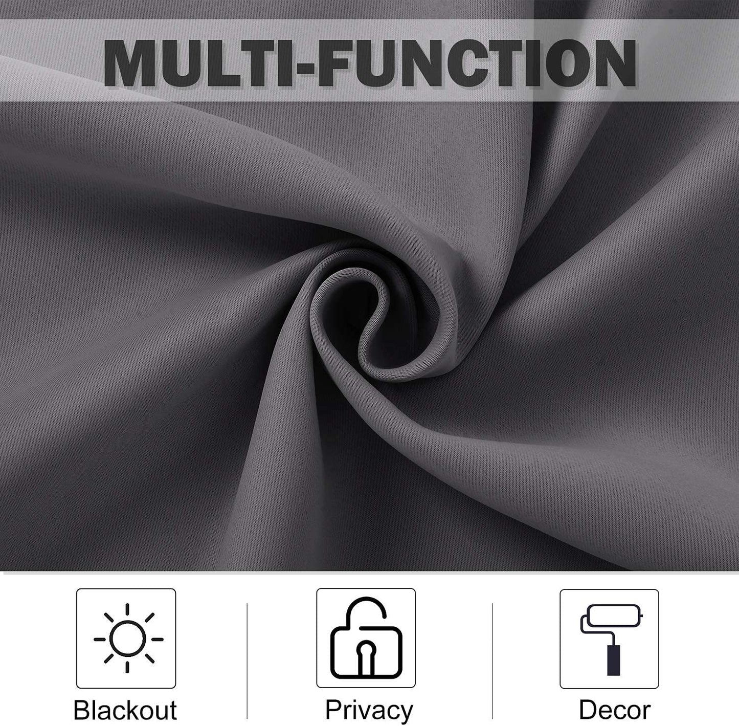 Thermal Insulated Blackout Grommet Curtains